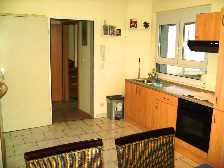 Küchen- und Essbereich im Apartment